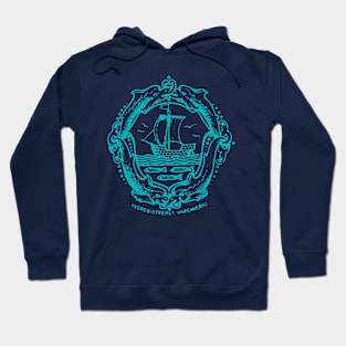 Ocean Fish Ship Porpoise Sea Creature Hoodie